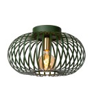 Ceiling lamps - Lucide MANUELA Surface Mounted Ceiling Green 1xE27 Antique Style 78174/40/33 - product 1