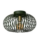 Ceiling lamps - Lucide MANUELA Surface Mounted Ceiling Green 1xE27 Antique Style 78174/40/33 - product 2