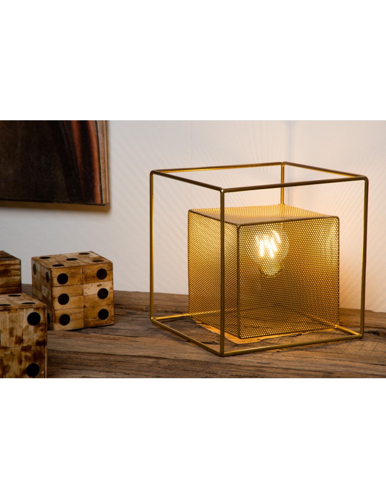 Lampy stołowe - Lucide EXTRAVAGANZA MORRIS Stołowa Złoty Matowy/Mosiądz 1xE27 Styl Retro 78591/01/02 - produkt kolory-swiatla.pl 3