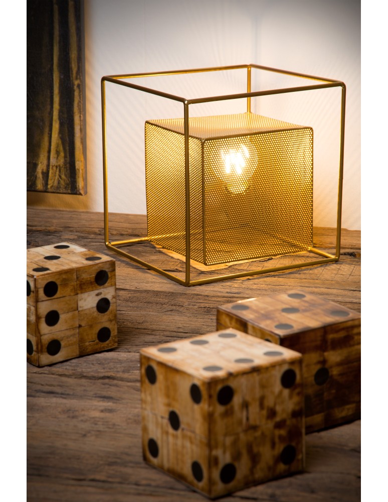 Lampy stołowe - Lucide EXTRAVAGANZA MORRIS Stołowa Złoty Matowy/Mosiądz 1xE27 Styl Retro 78591/01/02 - produkt kolory-swiatla.pl 4