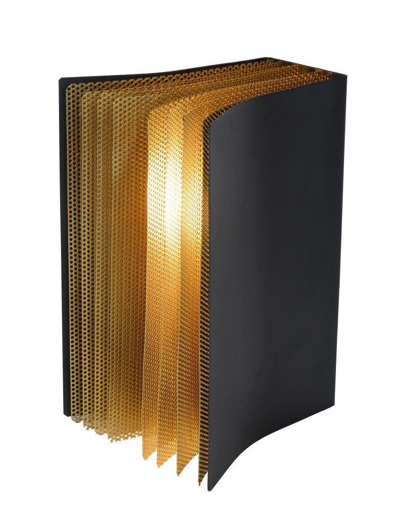 Designer table lamps - Lucide EXTRAVAGANZA LIVRET Table Black 1xE14 Retro Style 78596/01/30 - product kolory-swiatla.pl 1