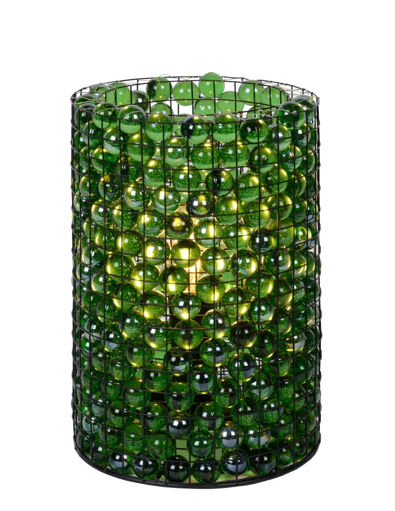 Lucide EXTRAVAGANZA MARBELOUS Table Green 1xE14 Retro Style 78597/01/33