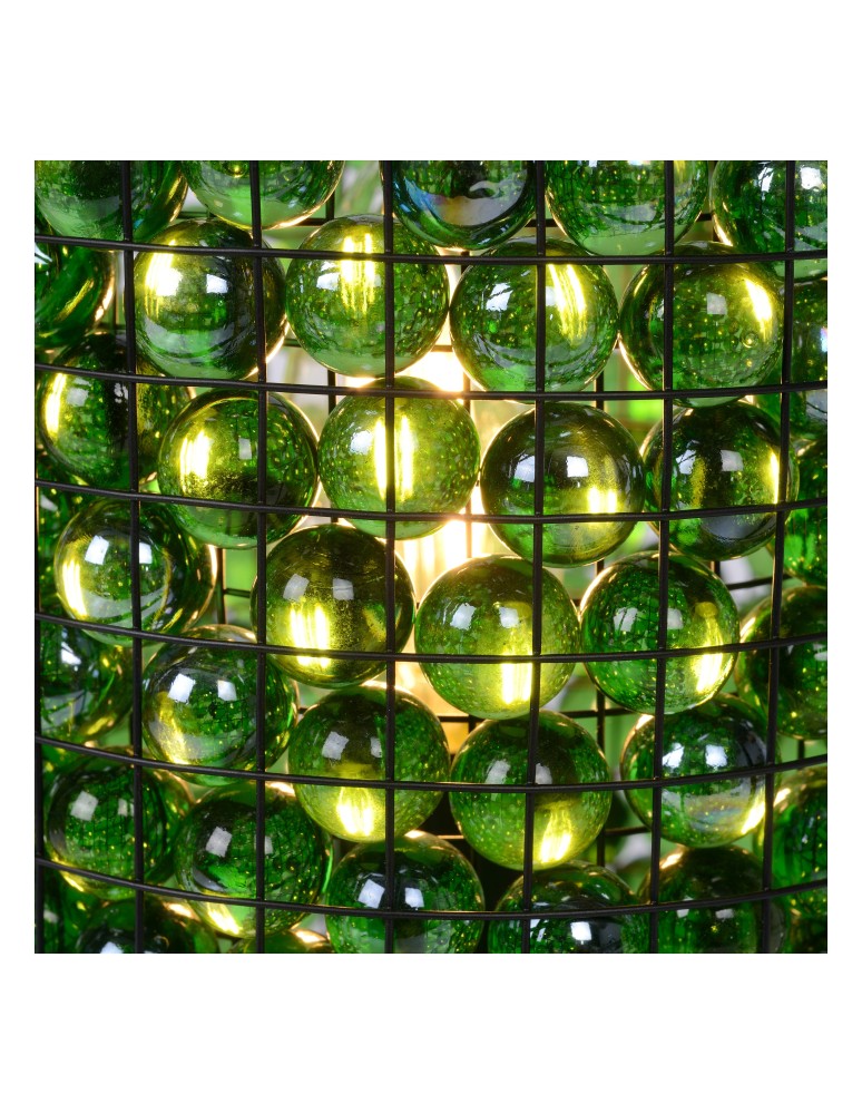 Lucide EXTRAVAGANZA MARBELOUS Table Green 1xE14 Retro Style 78597/01/33