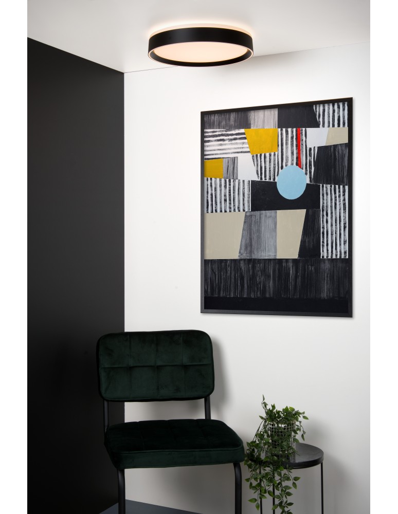Ceiling lamps - Lucide NURIA Surface Mounted Ceiling Black 1xLED Modern Style 79182/24/30 - product kolory-swiatla.pl 3