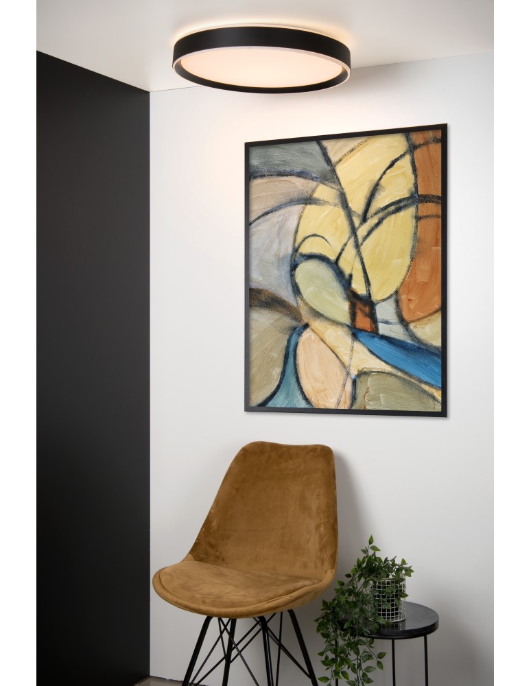 Lucide NURIA Surface Mounted Ceiling Black 1xLED Modern Style 79182/36/30
