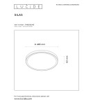 Ceiling lamps - Lucide SILAS Surface Mounted Ceiling Black 1xLED Modern Style 79183/36/65 - product 8