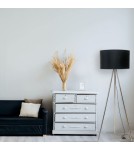 Tripod floor lamps - Zuma Line INGA 1xE27 black/gold floor lamp H06-GD-BK - product 2