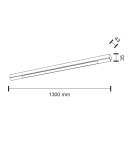 Surface-mounted beam lamps - Shilo HAKODA LED 16W 2800lm white surface-mounted 1955 - product 2