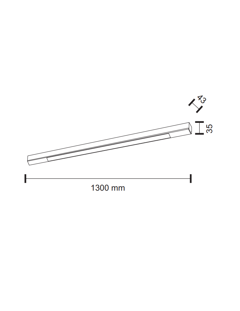 Surface-mounted beam lamps - Shilo HAKODA LED 16W 2800lm white surface-mounted 1955 - product kolory-swiatla.pl 2