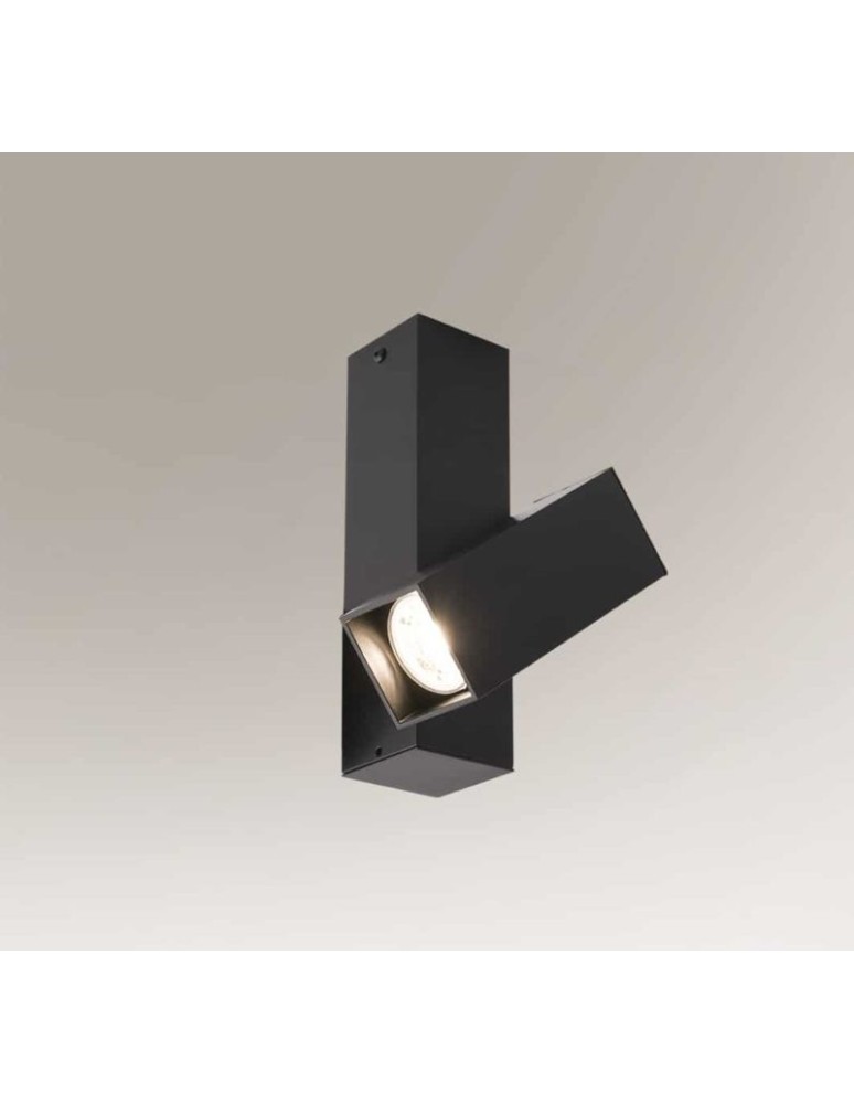 Reflektory sufitowe - Shilo MITSUMA 1xGU10 MR11 czarny reflektor 8000 - produkt kolory-swiatla.pl 1