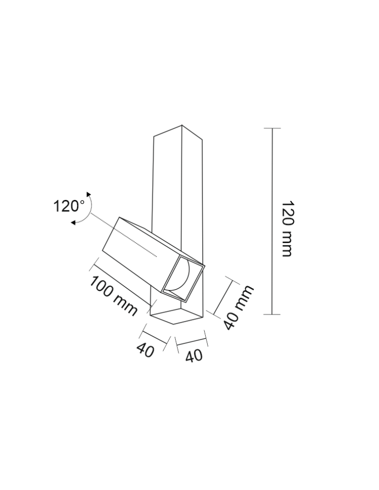 Reflektory sufitowe - Shilo MITSUMA 1xGU10 MR11 czarny reflektor 8000 - produkt kolory-swiatla.pl 2