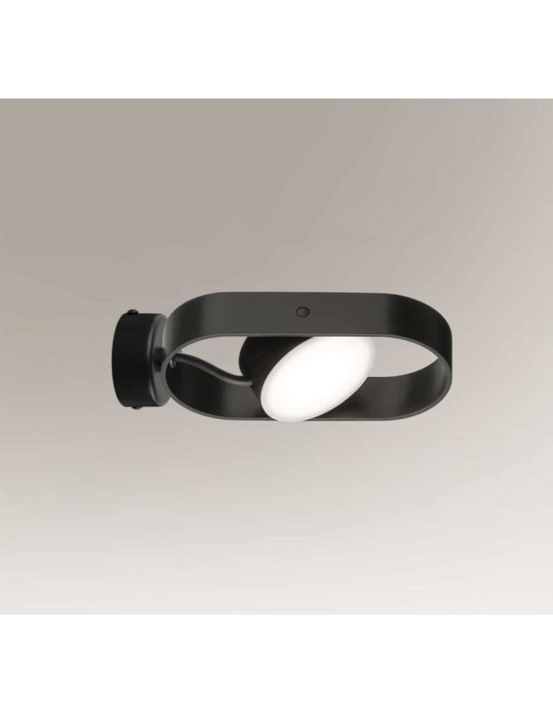 Wall lamps - Shilo FUROKU LED 6W 600lm CRI90 black wall lamp 7976 - product kolory-swiatla.pl 1