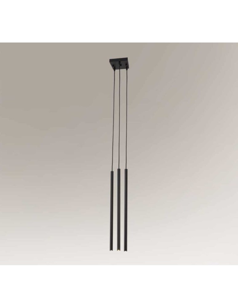 Pendant lamps - Shilo KOSAME 3xG9 black pendant 7846 - product kolory-swiatla.pl 1