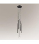 Pendant lamps - Shilo KOSAME 8xG9 black pendant 7856 - product 1