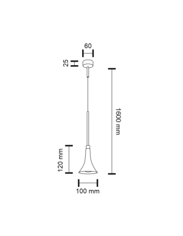 Shilo KANZAKI LED 4,5W 450lm black pendant 7940 - product 2