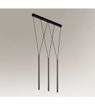 Pendant lamps - Shilo MIAKI 3xG9 black pendant 7946 - product 1