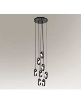 Shilo FUROKU 8xLED 600lm CRI90 czarny wisząca 7952