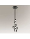 Shilo FUROKU 8xLED 600lm CRI90 czarny wisząca 7952