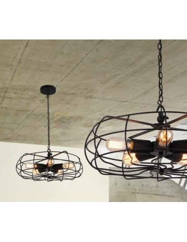 Azzardo FAN PENDANT 5xE27 Pendant Black AZ2532