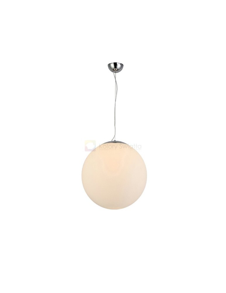 Pendant lamps - Azzardo WHITE BALL 40 1xE27 Pendant White AZ1328 - product kolory-swiatla.pl 1