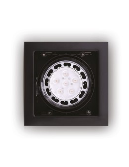 Maxlight Matrix I Black Ar111 GU10 230V H0048 recessed luminaire.