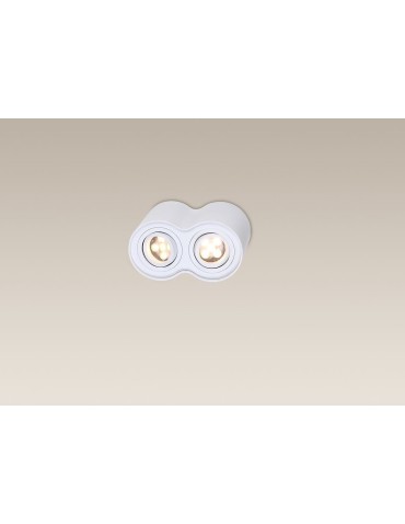 Maxlight Basic Round White Double Ceiling Lamp C0085. - product 2