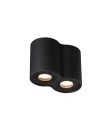 Maxlight Lampa Sufitowa Basic Round Czarna Podwójna C0086