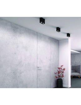 Maxlight Lampa Sufitowa Basic Round Czarna Podwójna C0086 - produkt 2