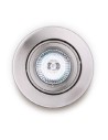 Maxlight Fine Round Recessed Fixture Brushed Metal H0037