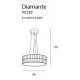 MAXlight Diamante Wisząca 46cm P0238