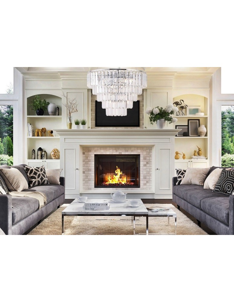 Glamour chandeliers - Maxlight Monaco Pendant Lamp Ø 60 cm P0260 - product kolory-swiatla.pl 2