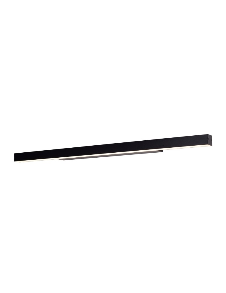 Bathroom wall lamps - Maxlight Linear wall lamp IP44 Black 36W 4000K Dimmable W0266. - product kolory-swiatla.pl 1
