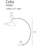 Floor lamps - Maxlight Celia Floor Lamp F0046. - product 3