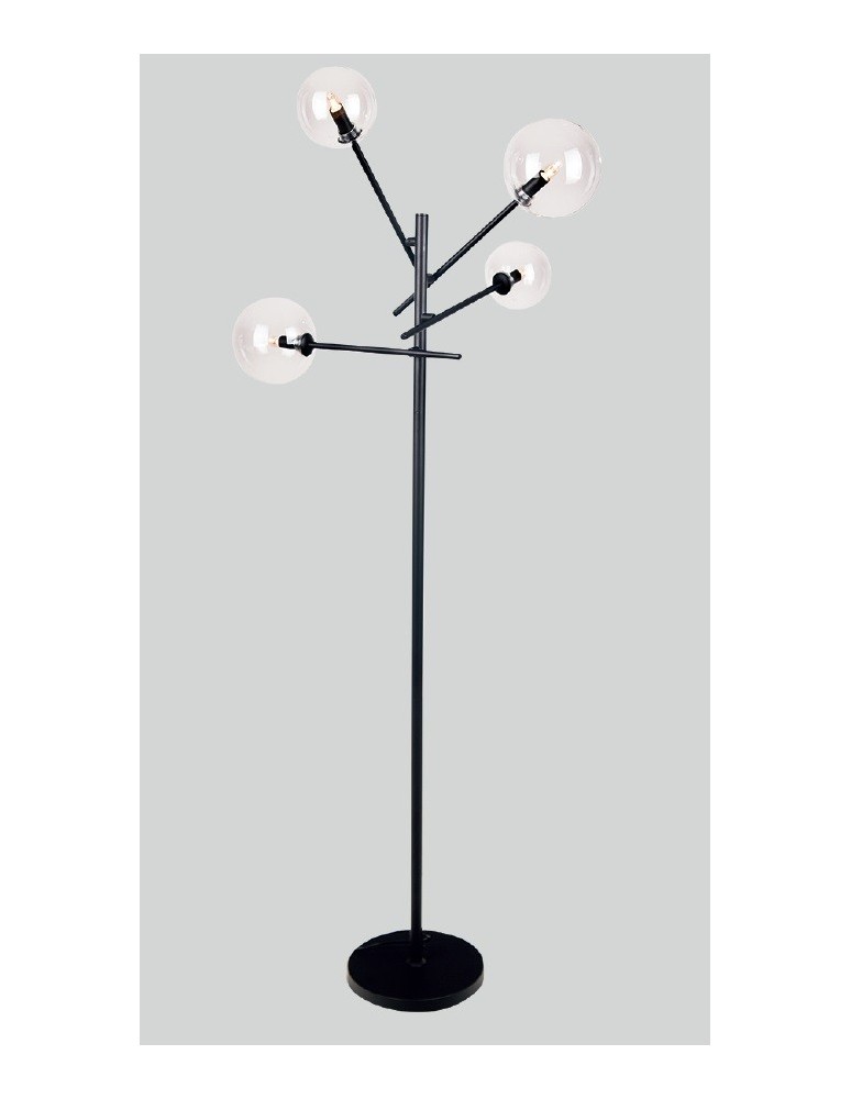 Black floor lamps - Maxlight Lollipop Black F0051 Floor Lamp. - product kolory-swiatla.pl 2