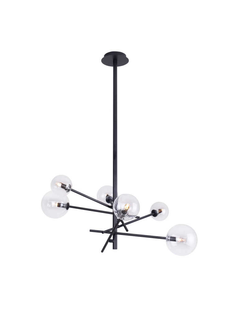 Pendant lamps - Maxlight Lollipop Black P0395 Pendant Lamp. - product kolory-swiatla.pl 1
