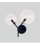 Wall lamps spheres - Maxlight Wall lamp Lollipop Black W0277 - product 2