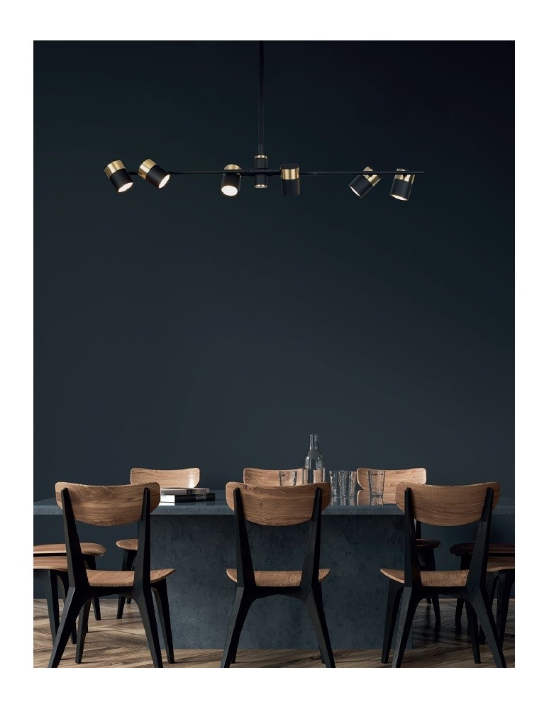 Pendant lamps - Maxlight Puma 6 GU10 P0409 Pendant Lamp. - product kolory-swiatla.pl 2