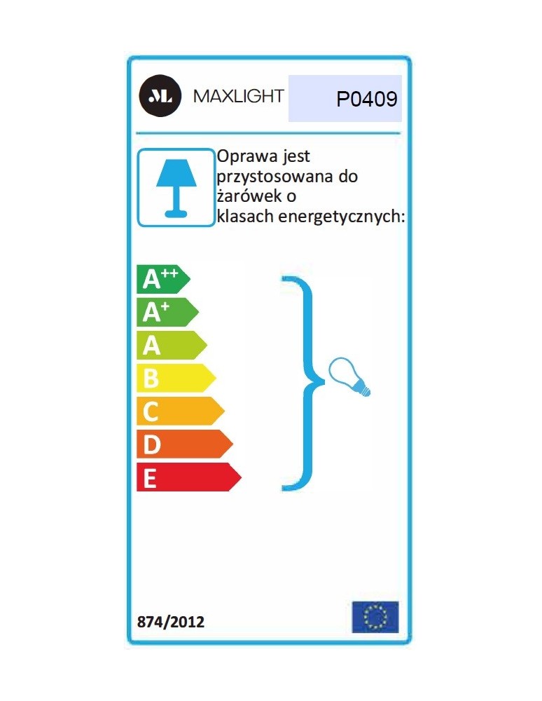 Pendant lamps - Maxlight Puma 6 GU10 P0409 Pendant Lamp. - product kolory-swiatla.pl 4