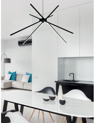 Maxlight Lampa Wisząca Spider Black P0412 - produkt 2