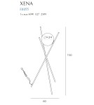 Tripod floor lamps - Maxlight Xena Floor Lamp F0055. - product 5