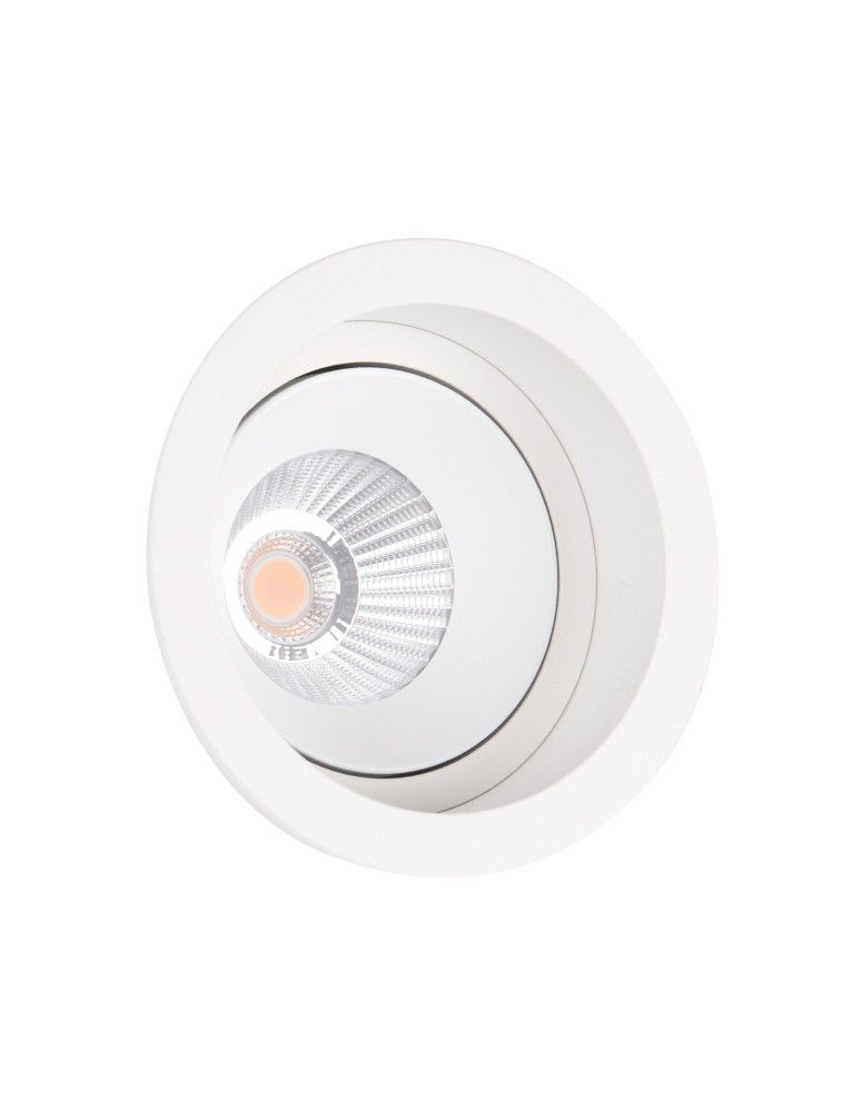 Round flush-mounted lamps - Maxlight Hiden recessed luminaire White IP32 H0109 - product kolory-swiatla.pl 1