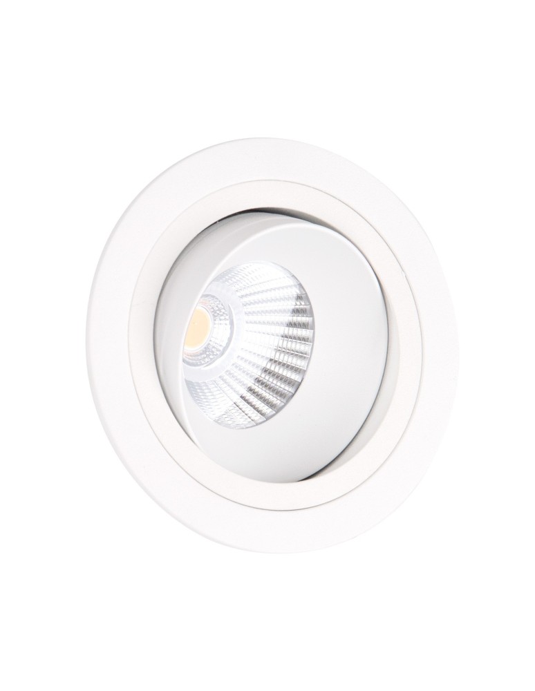 Round flush-mounted lamps - Maxlight Hiden recessed luminaire White IP32 H0109 - product kolory-swiatla.pl 3