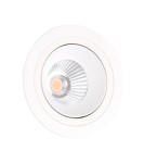 Round flush-mounted lamps - Maxlight Hiden recessed luminaire White IP32 H0109 - product 4
