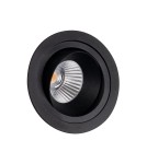 Round flush-mounted lamps - Maxlight Hiden Recessed Luminaire Black IP32 H0110. - product 1