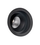 Round flush-mounted lamps - Maxlight Hiden Recessed Luminaire Black IP32 H0110. - product 2