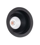 Round flush-mounted lamps - Maxlight Hiden Recessed Luminaire Black IP32 H0110. - product 4