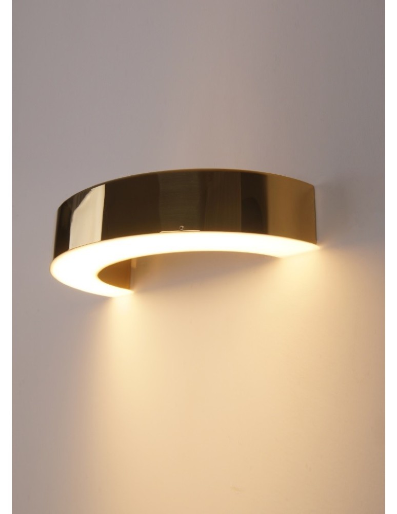 Designer wall lamps - Maxlight Wall lamp Lotus 7W Gold W0276 - product kolory-swiatla.pl 3