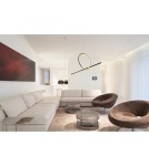 Designer pendant lamps - Maxlight Lausanne 18W Gold P0390 Pendant Lamp. - product 2