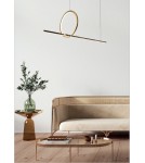 Designer pendant lamps - Maxlight Lausanne 18W Gold P0390 Pendant Lamp. - product 3