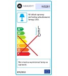 Designer wall lamps - Maxlight Wall lamp Sabre 61 cm Black IP23, Dimmable With Touch Switch W0281 - product 5